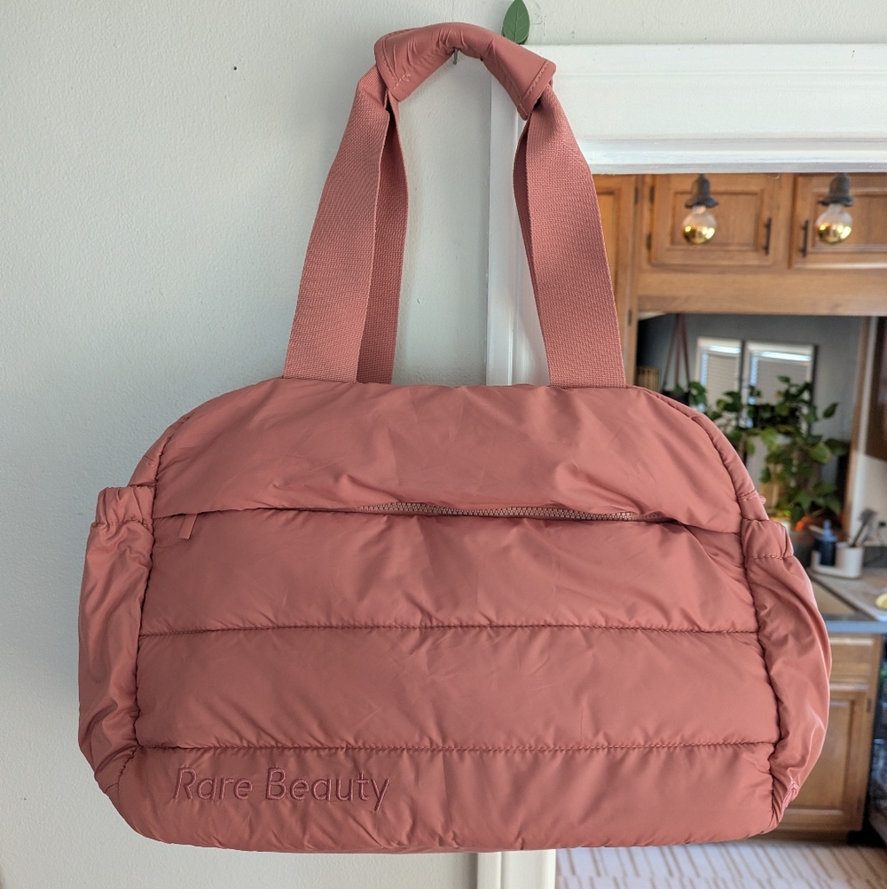 Rare Beauty Puffy Carryall Bag - Nylon Duffle